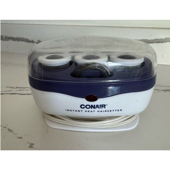 ConAir Travel-Size Hot Rollers Instant Heat Hairsetter 5 Rollers w/ Pins Curling - Picture 2 of 8